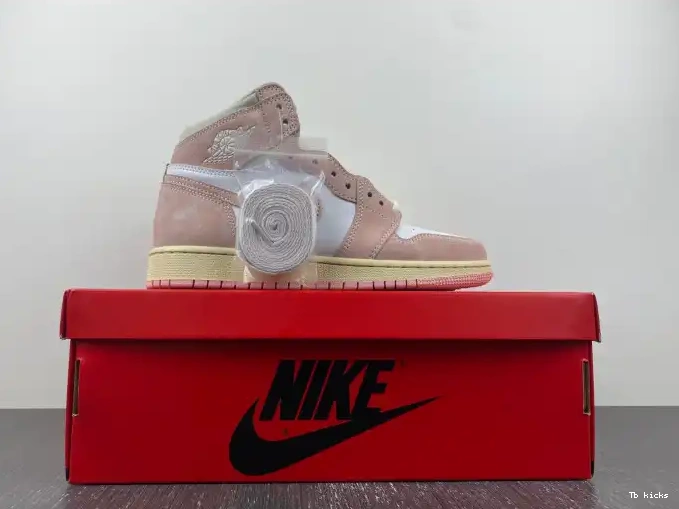 Rep TBK 1 (Women's) Air Jordan OG High Pink FD2596-600 Washed Retro 0422